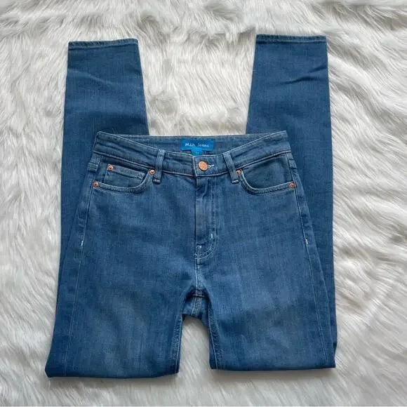 M.i.h. Jeans Bridge Denim High Rise Skinny Medium Wash Stretch Size 25 - Picture 2 of 5